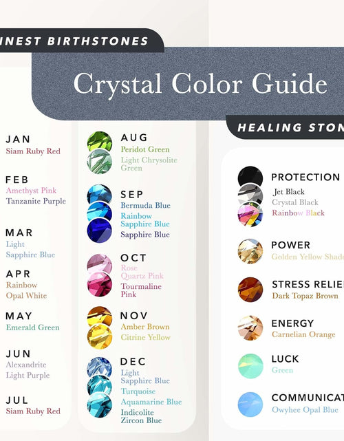 Load image into Gallery viewer, Infinity Love Heart Pendant Necklace with Birthstone Crystals for 12 Months, Jewelry Gifts for Women, Silver-Tone, 18"+2"
