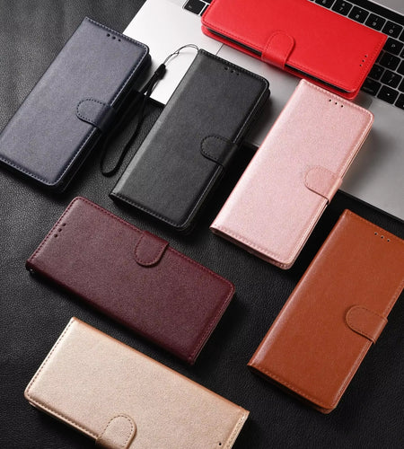 Leather Case for Xiaomi Redmi Note 13 12 12S 11 11S 10 S 9 9S 8 7 Pro Max 8T Redmi 10 10A 10C 9A 9C Coque Flip Wallet Funda