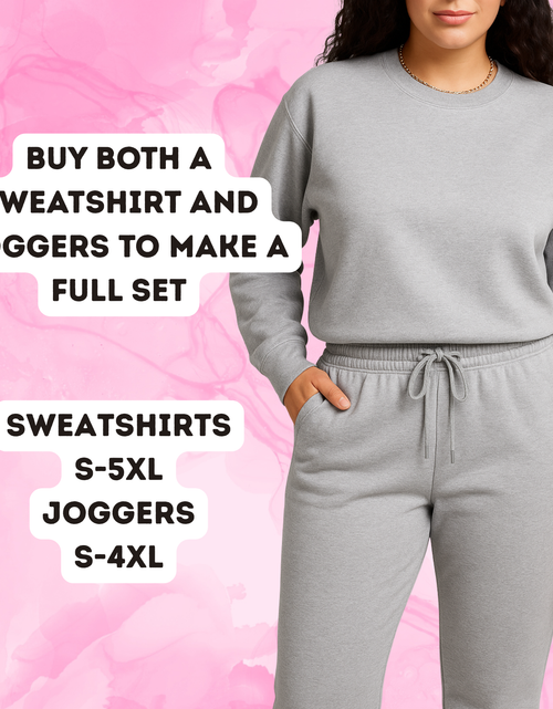 Load image into Gallery viewer, Pink Floral Custom Name Bow Sweatshirt or Joggers
