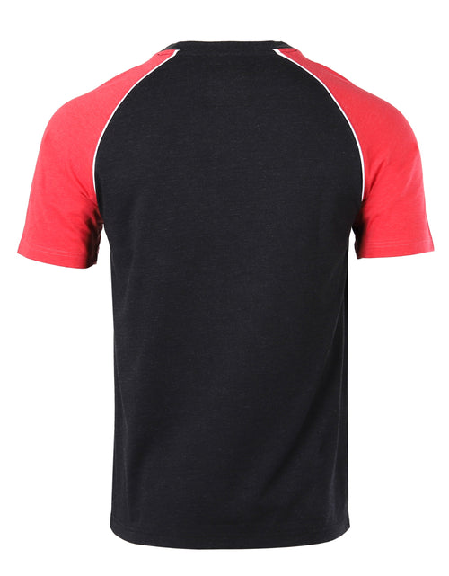 Load image into Gallery viewer, Mens Short Sleeve Raglan Tee - Color Block Retro Casual T-Shirt
