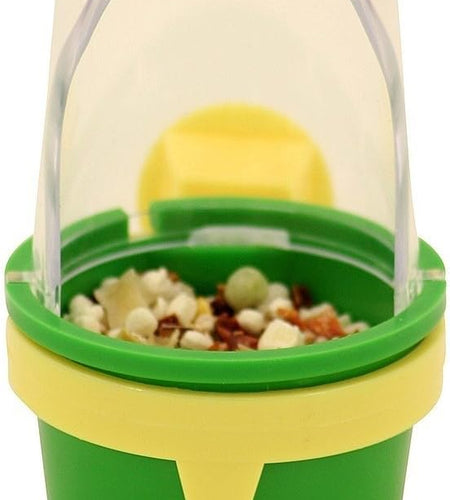 Pet Bird Cage Clean Cup Feeder & Water Cup Bird Accessory, Medium (Assorted Colors)
